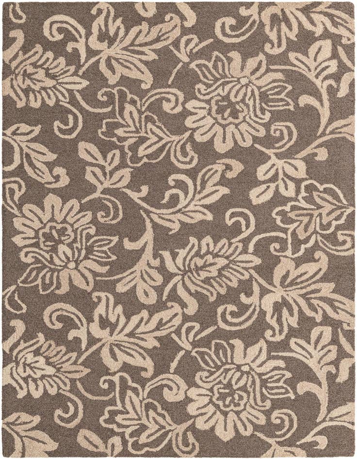 Detail image of 5' 1 x 8' Agra Wool Rug