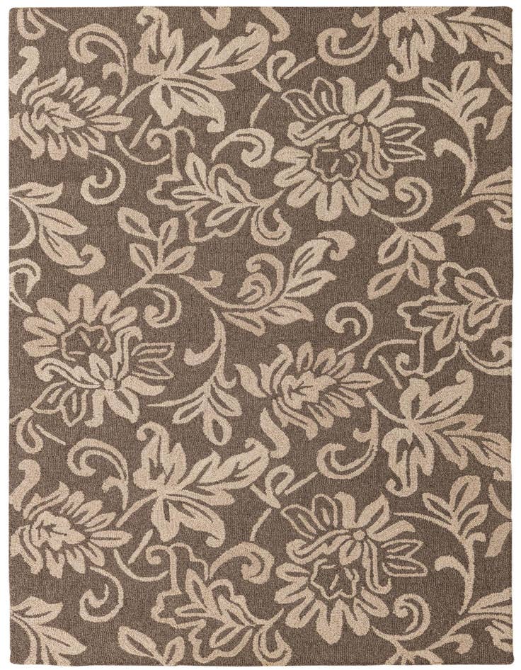 Detail image of 5' x 8' Agra Wool Rug