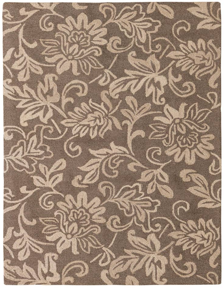 Detail image of 5' x 8' Agra Wool Rug