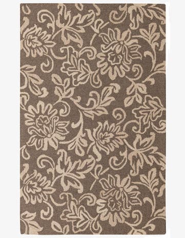 5' 1 x 8' Agra Wool Rug