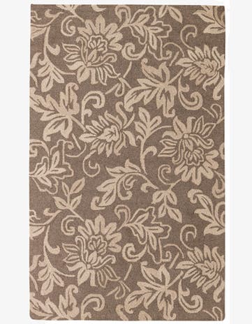 5' x 8' Agra Wool Rug