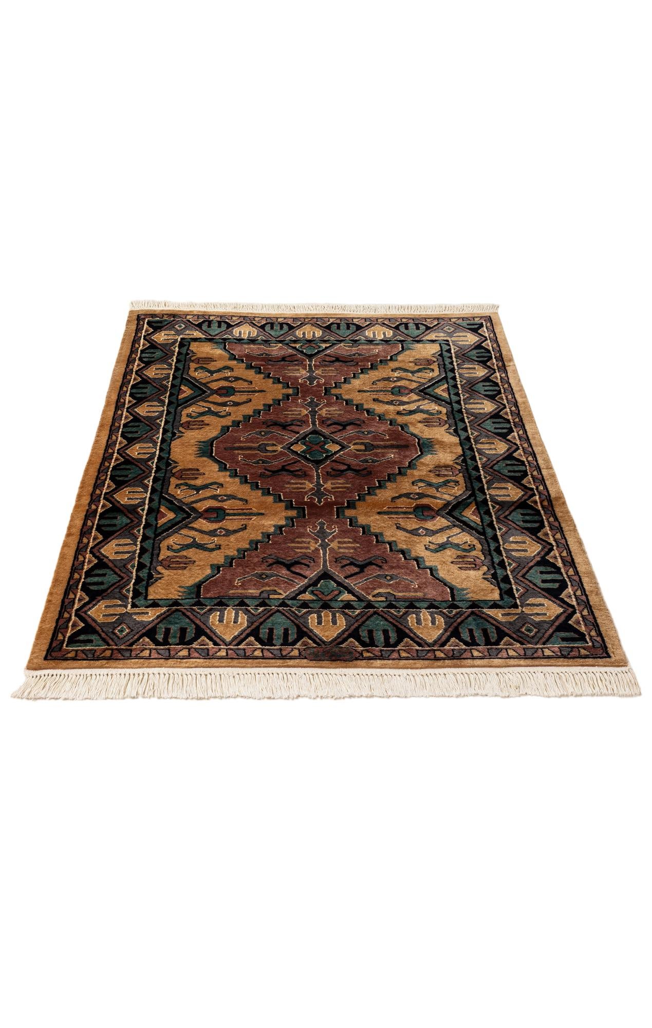 4' 3 x 6' Hand Knotted Bokhara Oriental Rug