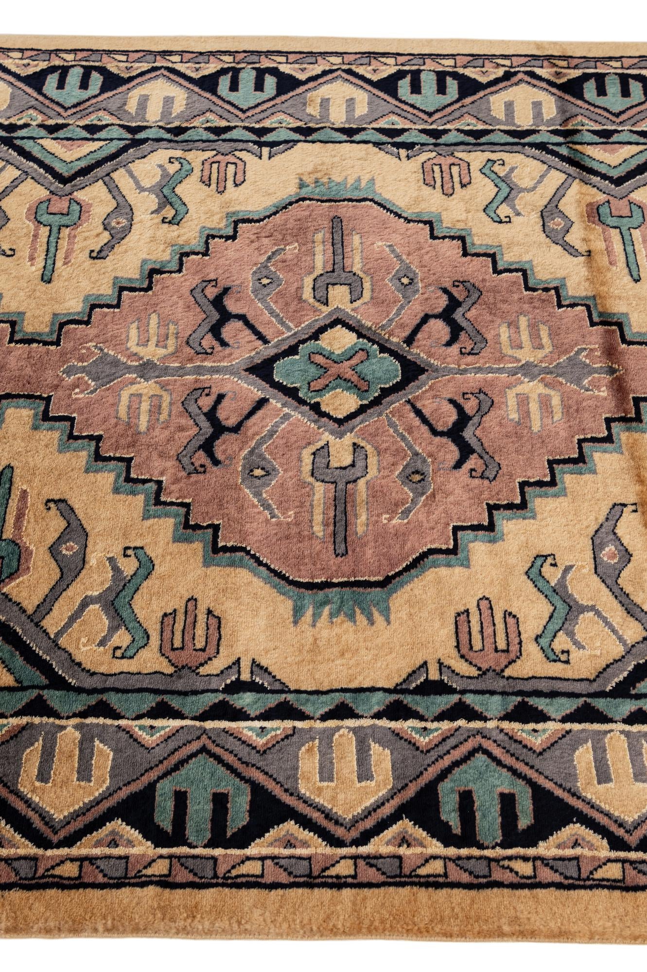 4' 3 x 6' Hand Knotted Bokhara Oriental Rug