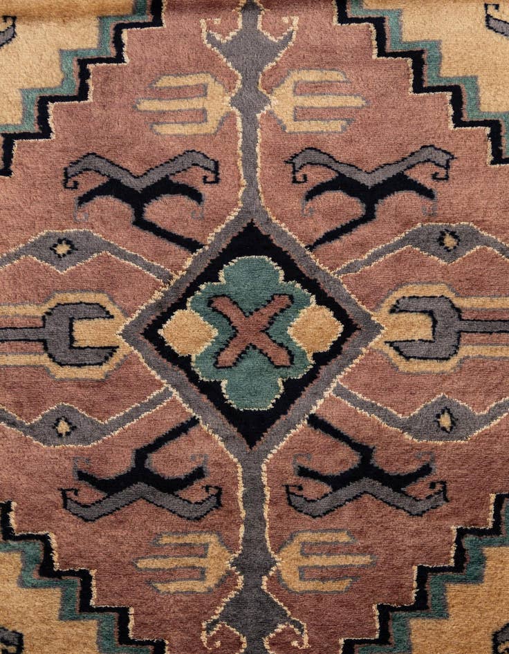 Detail image of 4' 3 x 6'  Hand Knotted Bokhara Oriental Rug