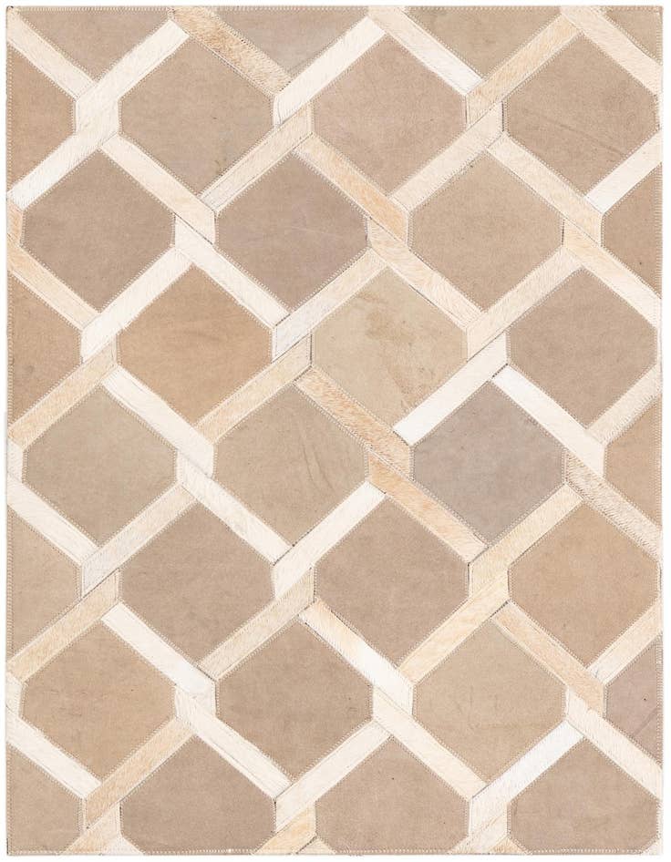 Detail image of 2' x 3' Cowhide Leather Rug