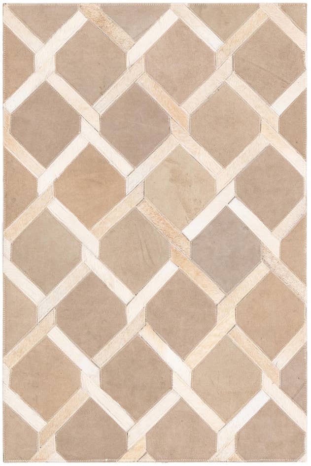 Detail image of 2' x 3' Cowhide Leather Rug