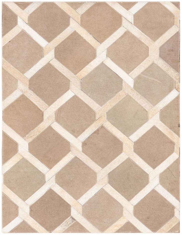 Detail image of 2' x 3' Cowhide Leather Rug