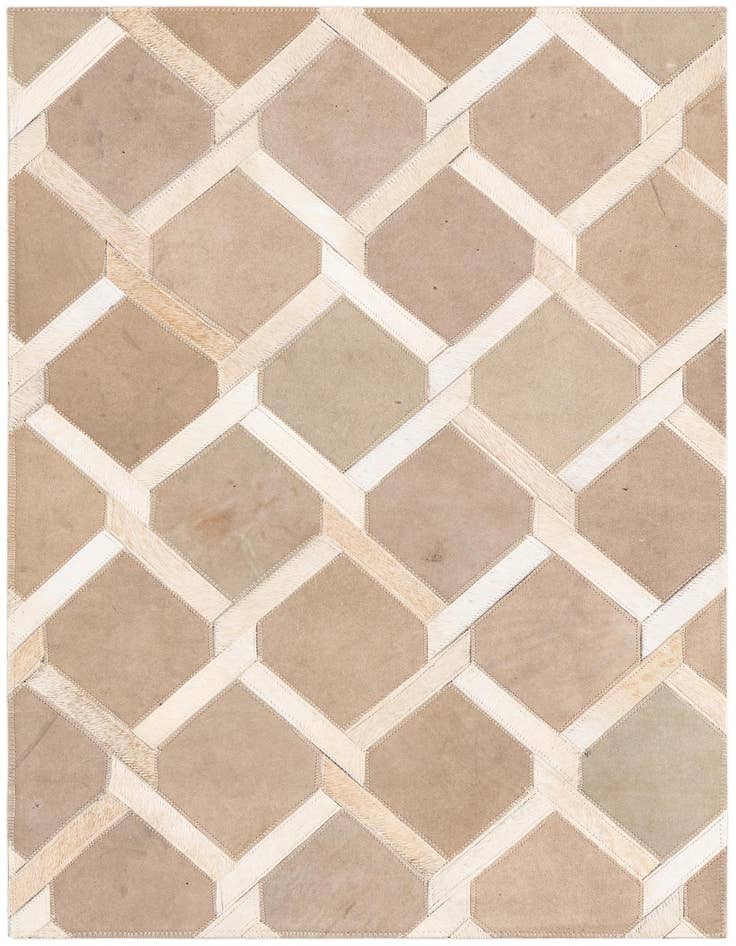 Detail image of 2' x 3' Cowhide Leather Rug