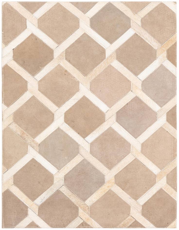 Detail image of 2' x 3' Cowhide Leather Rug