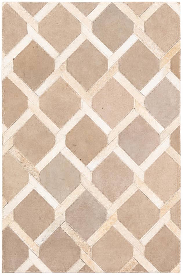 Detail image of 2' x 3' Cowhide Leather Rug