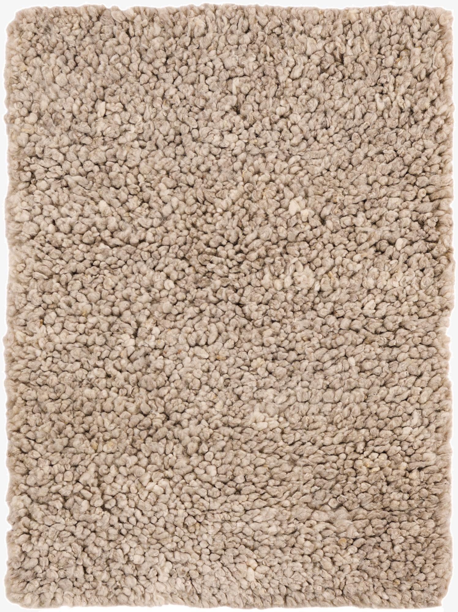 2' x 3' 1  Hand Woven Haka Deluxe Shag Rug