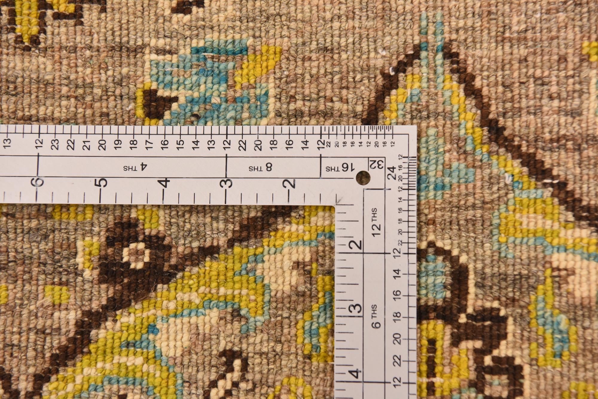 8' 3 x 9' 8 Hand Knotted Ikat Rug