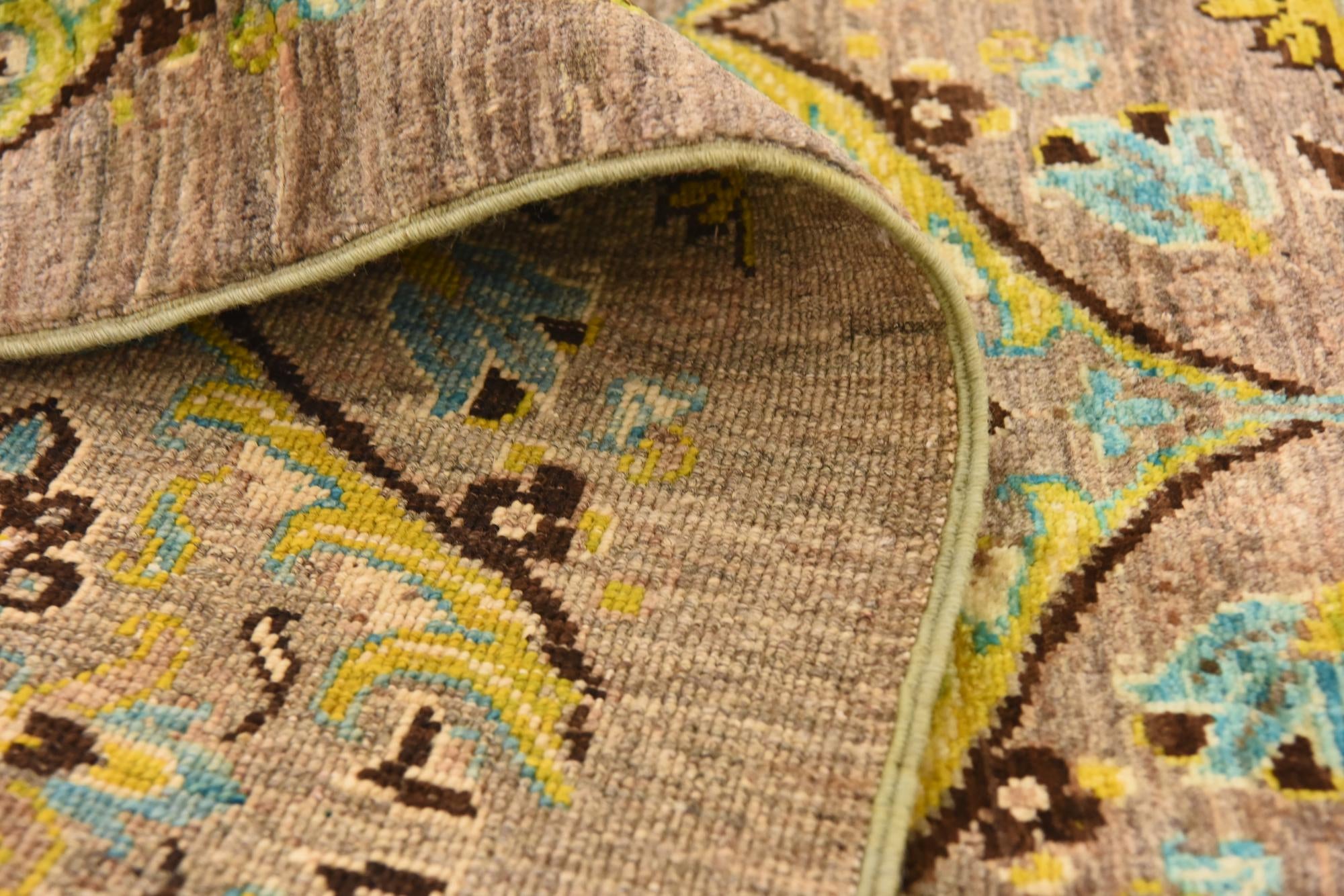 8' 3 x 9' 8 Hand Knotted Ikat Rug