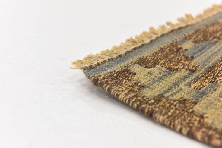 Detail image of 60cm x 90cm Hand Woven Kilim Maymana Wool Rug