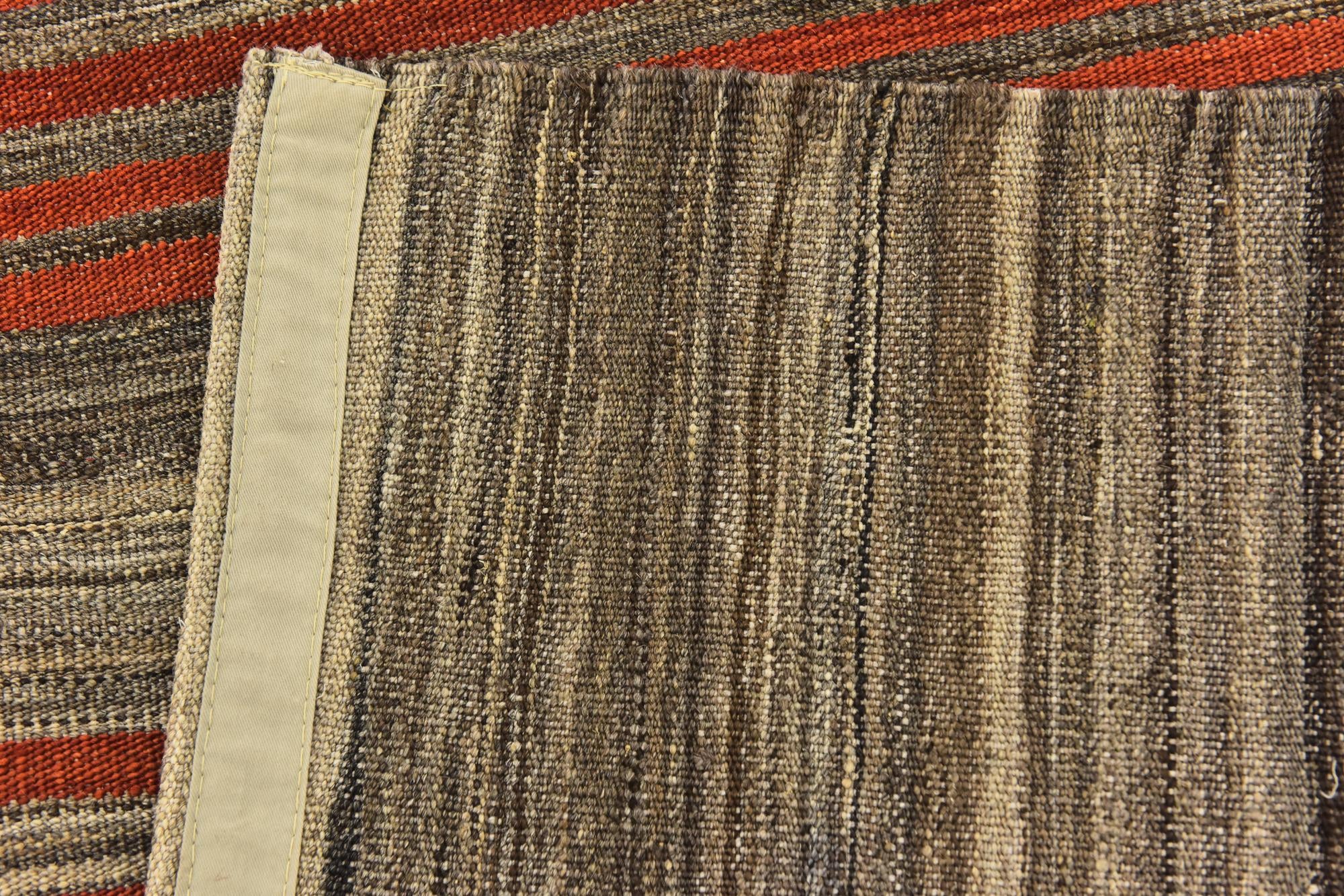 5' 9 x 8' Hand Woven Kilim Modern Wool Rug