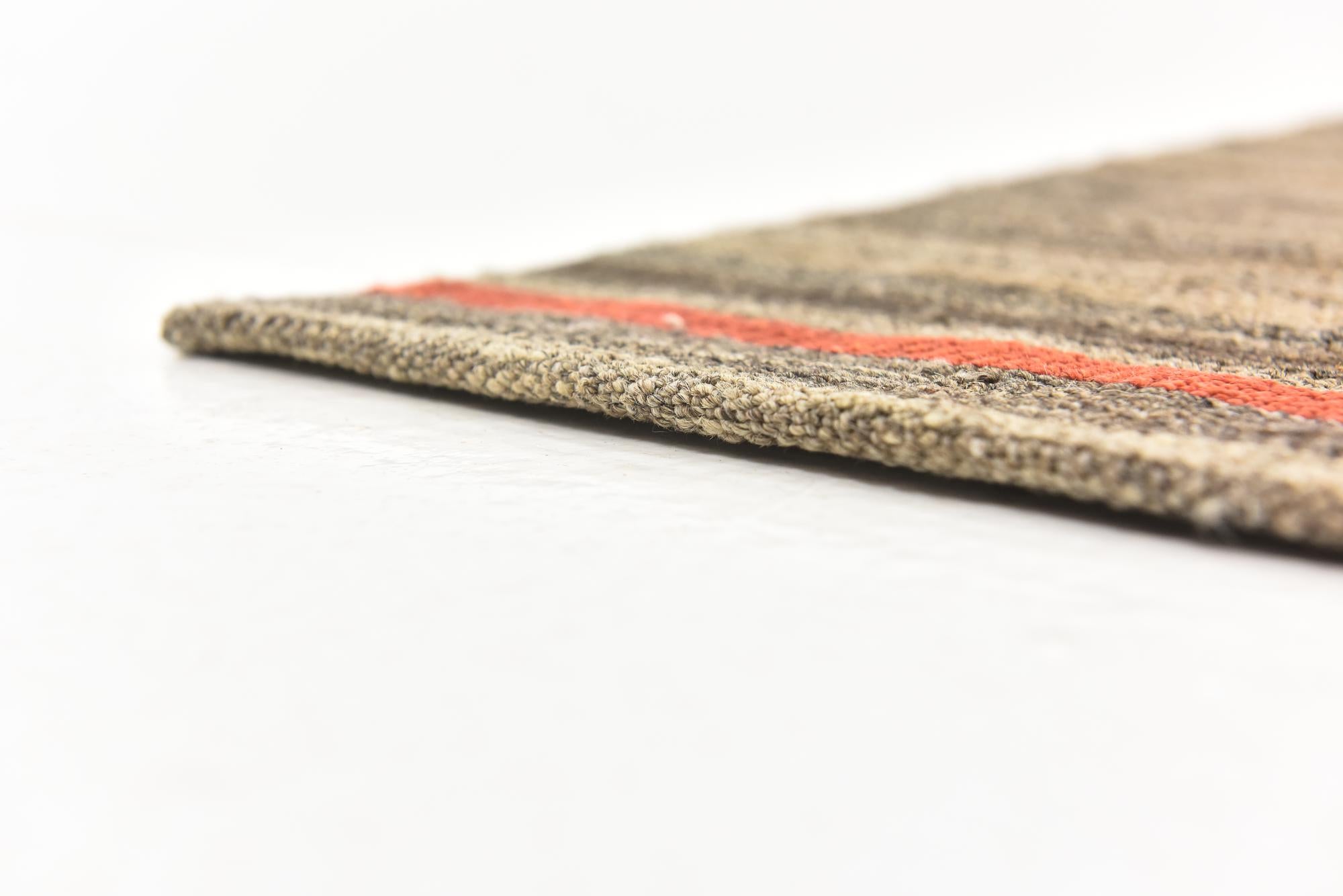 5' 9 x 8' Hand Woven Kilim Modern Wool Rug
