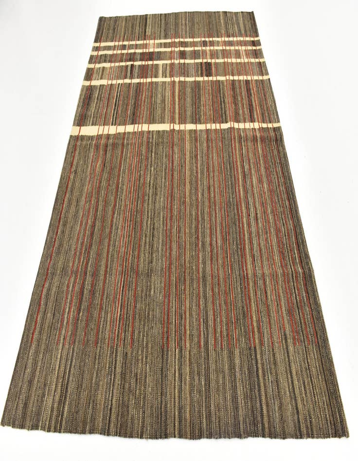 Detail image of 5' 9 x 7' 10  Hand Woven Kilim Modern Wool Rug