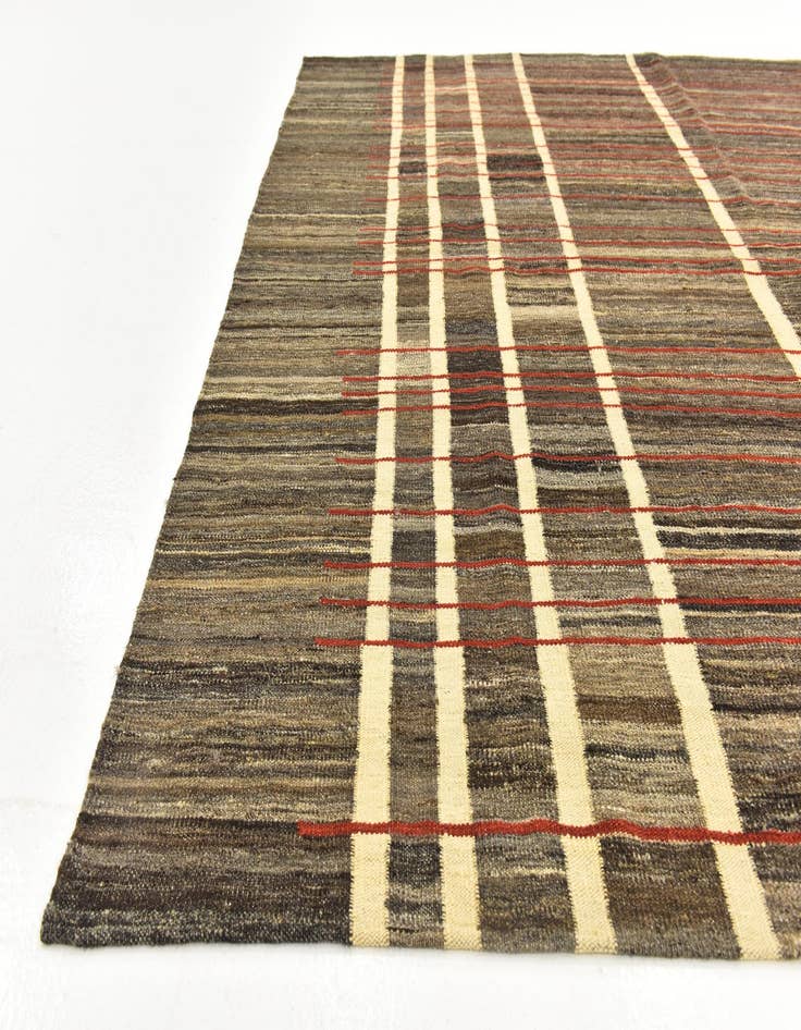 Detail image of 5' 9 x 7' 10  Hand Woven Kilim Modern Wool Rug