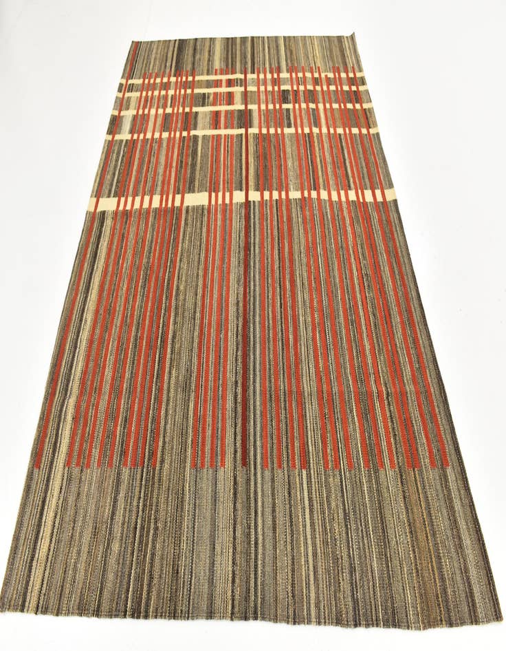 Detail image of 6' x 7' 10  Hand Woven Kilim Modern Wool Rug