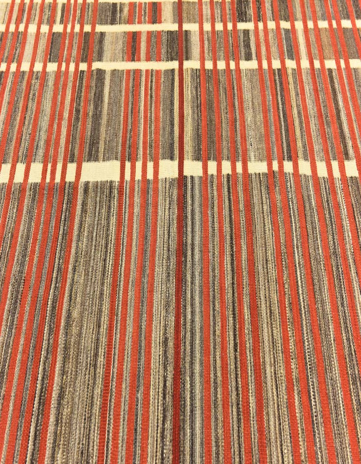 Detail image of 6' x 7' 10  Hand Woven Kilim Modern Wool Rug