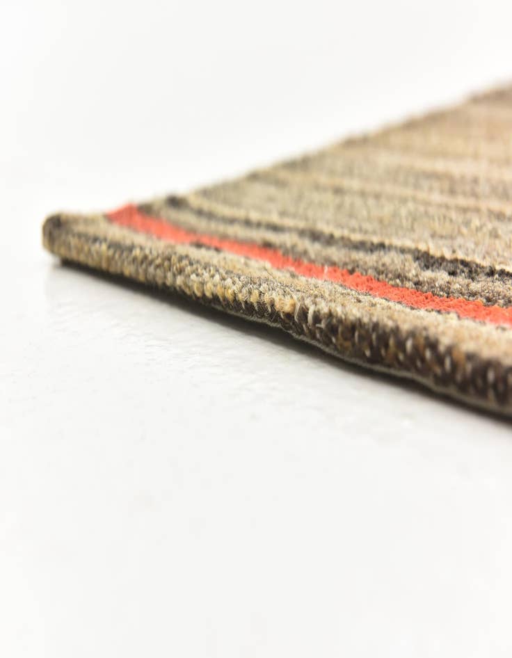 Detail image of 6' x 7' 10  Hand Woven Kilim Modern Wool Rug