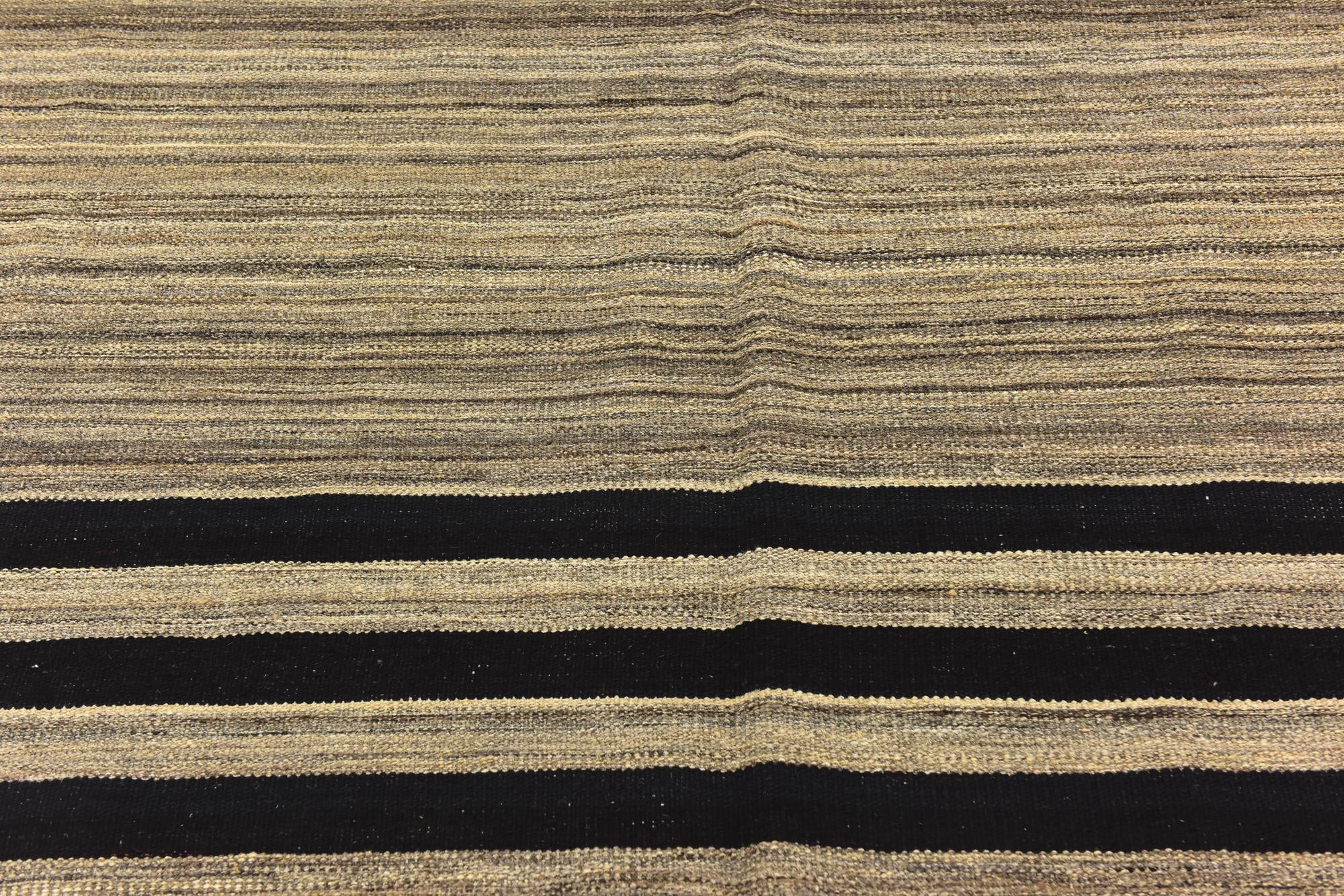 5' 8 x 7' 8 Hand Woven Kilim Modern Wool Rug