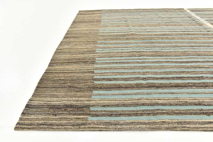 5' 9 x 8' 3 Hand Woven Kilim Modern Wool Rug