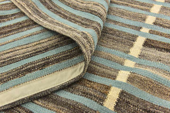 5' 9 x 8' 3 Hand Woven Kilim Modern Wool Rug