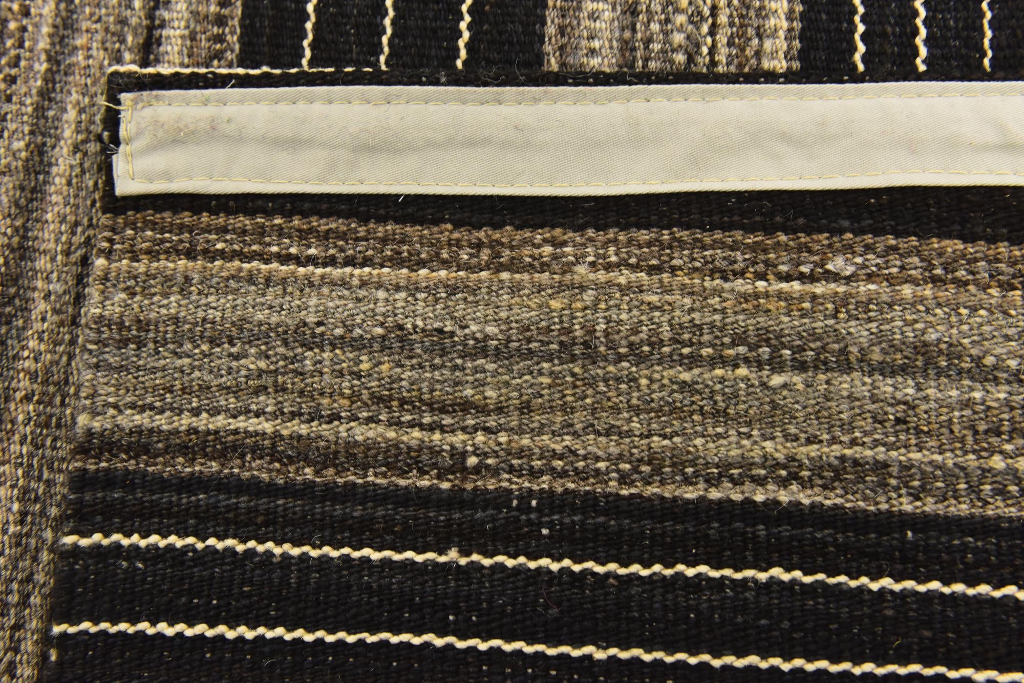 6' x 7' 7 Hand Woven Kilim Modern Wool Rug