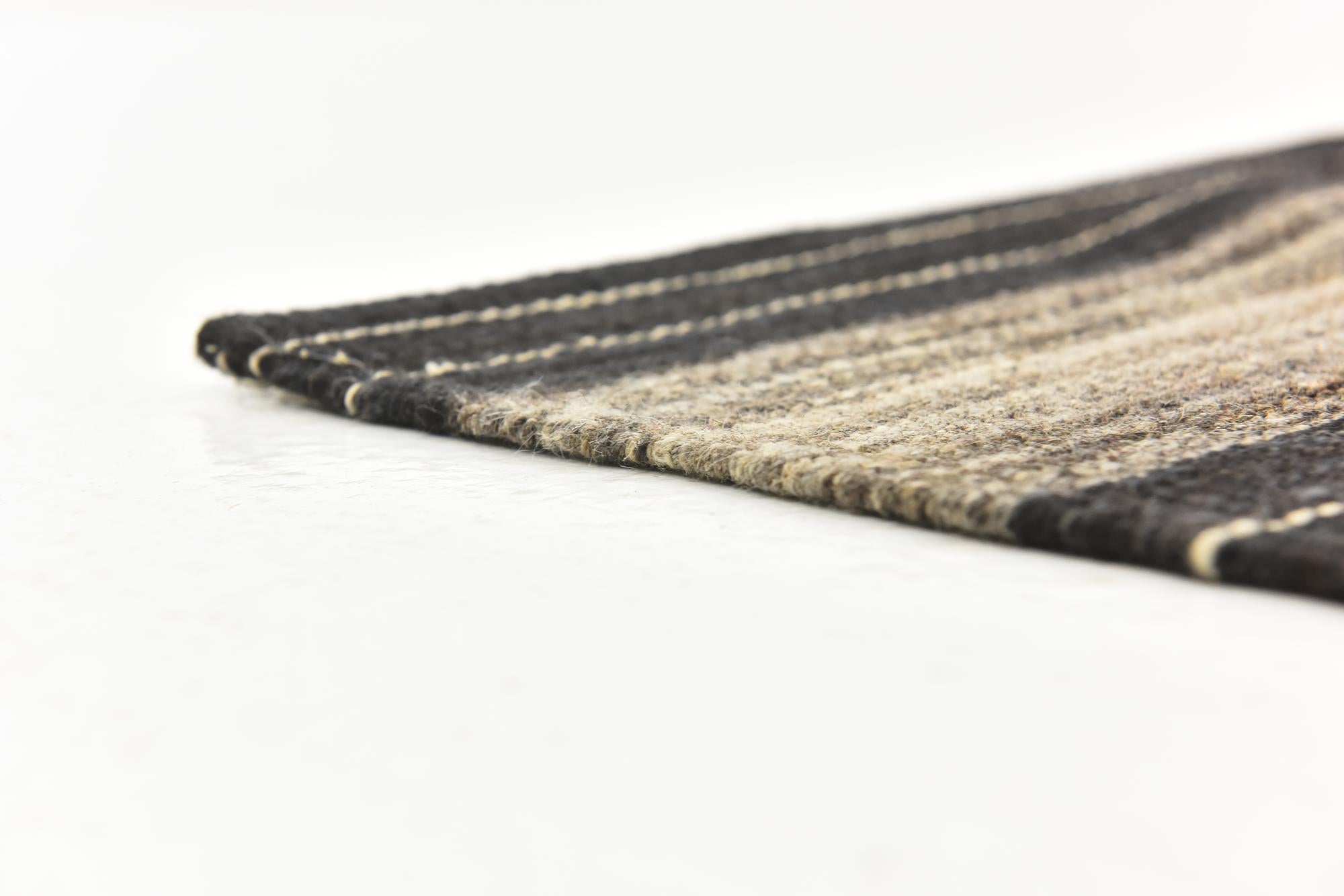 6' x 7' 7 Hand Woven Kilim Modern Wool Rug