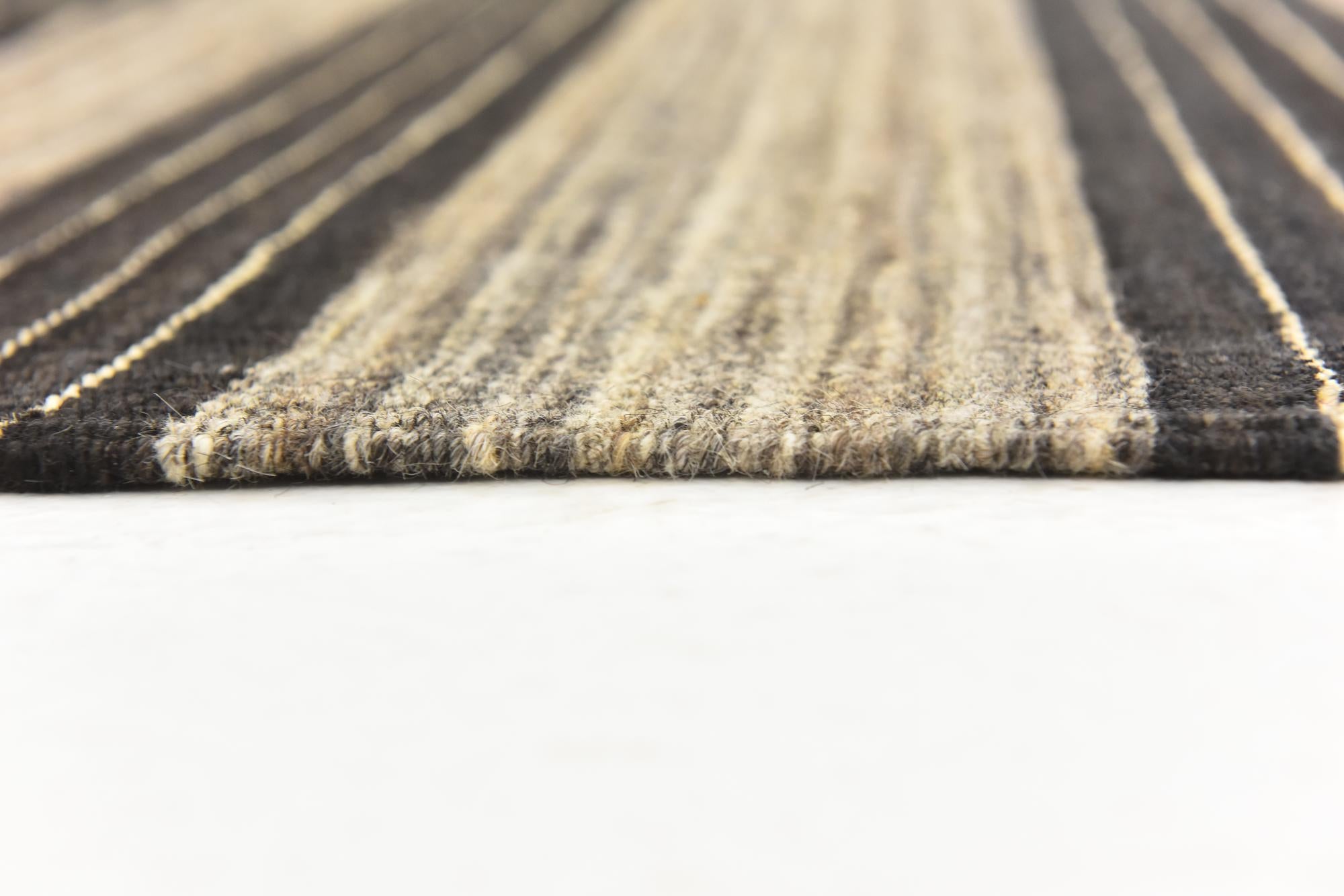 6' x 7' 7 Hand Woven Kilim Modern Wool Rug