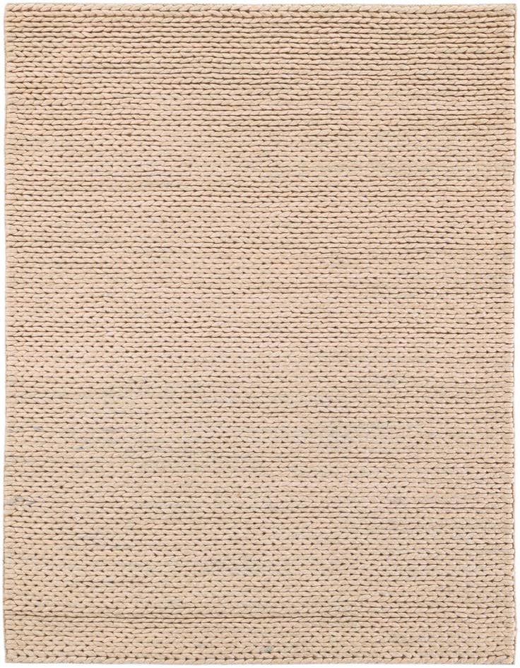 Detail image of 4' 1 x 6' 1 Hand Woven Lana New Zealand Wool Rug