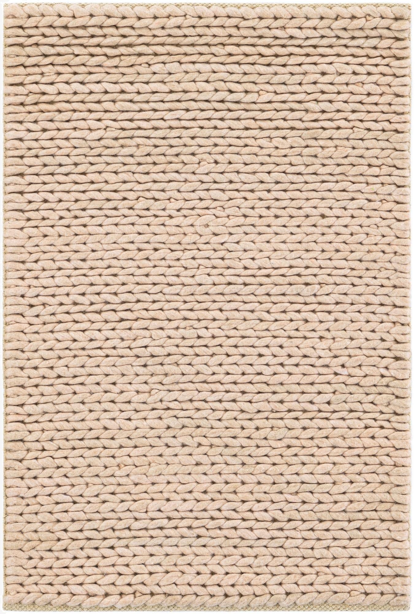 2' x 3' 1  Hand Woven Lana New Zealand Wool Rug