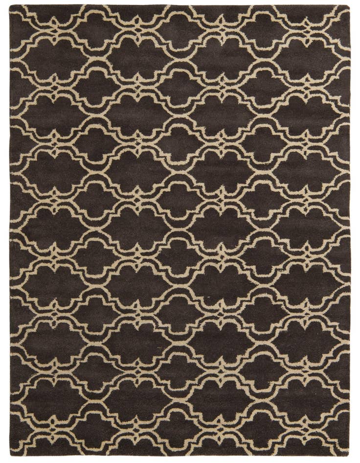 Detail image of 5' 1 x 7' 11 Luna Wool Rug