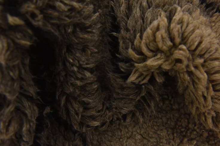 Detail image of 7' 3 x 9' 2 Hand Knotted Moroccan Wool Rug