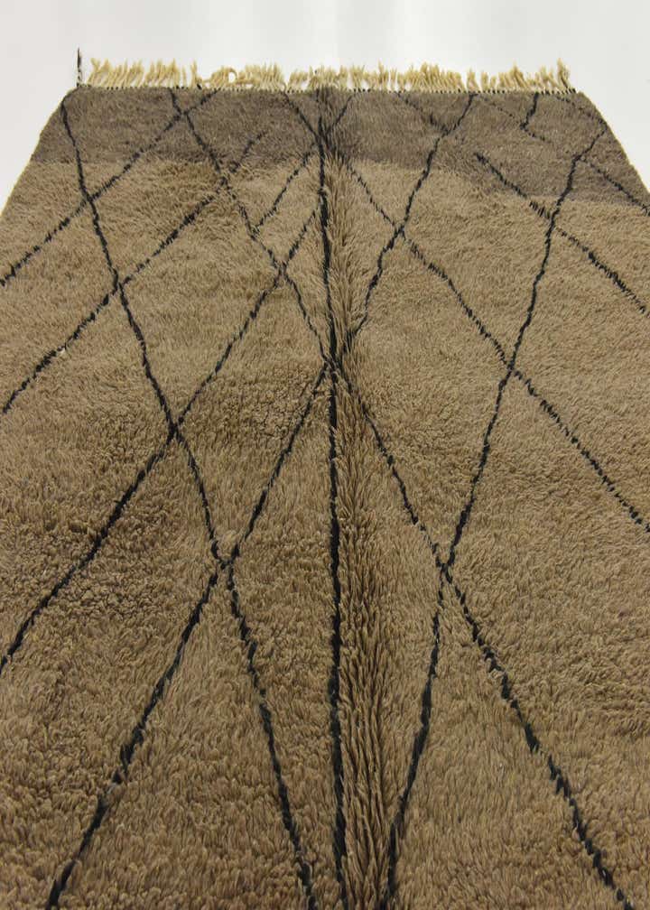 7' 3 x 9' 2 Hand Knotted Moroccan Wool Rug