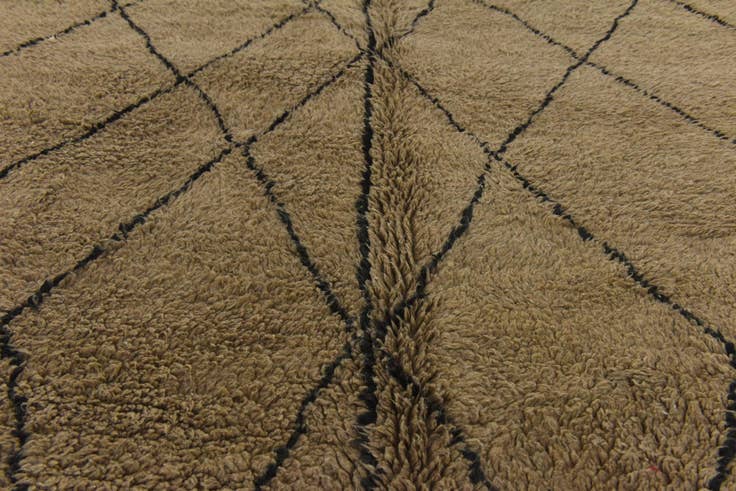 Detail image of 7' 3 x 9' 2 Hand Knotted Moroccan Wool Rug