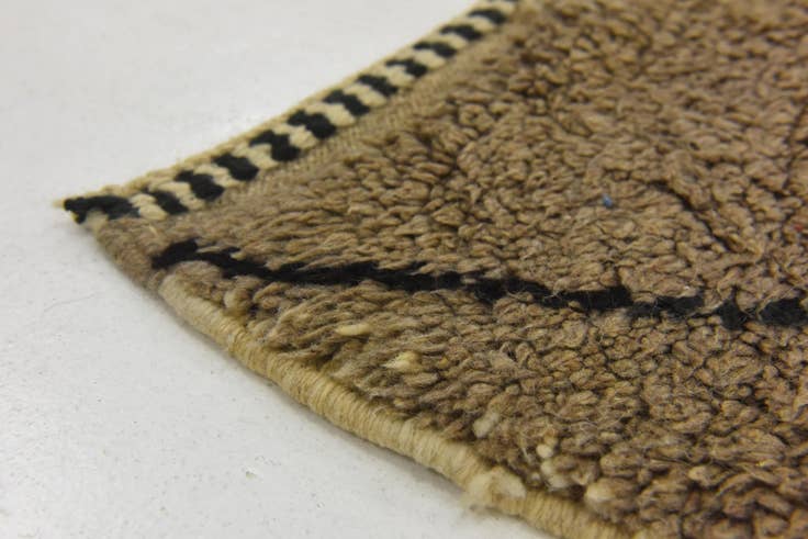 Detail image of 7' 3 x 9' 2 Hand Knotted Moroccan Wool Rug