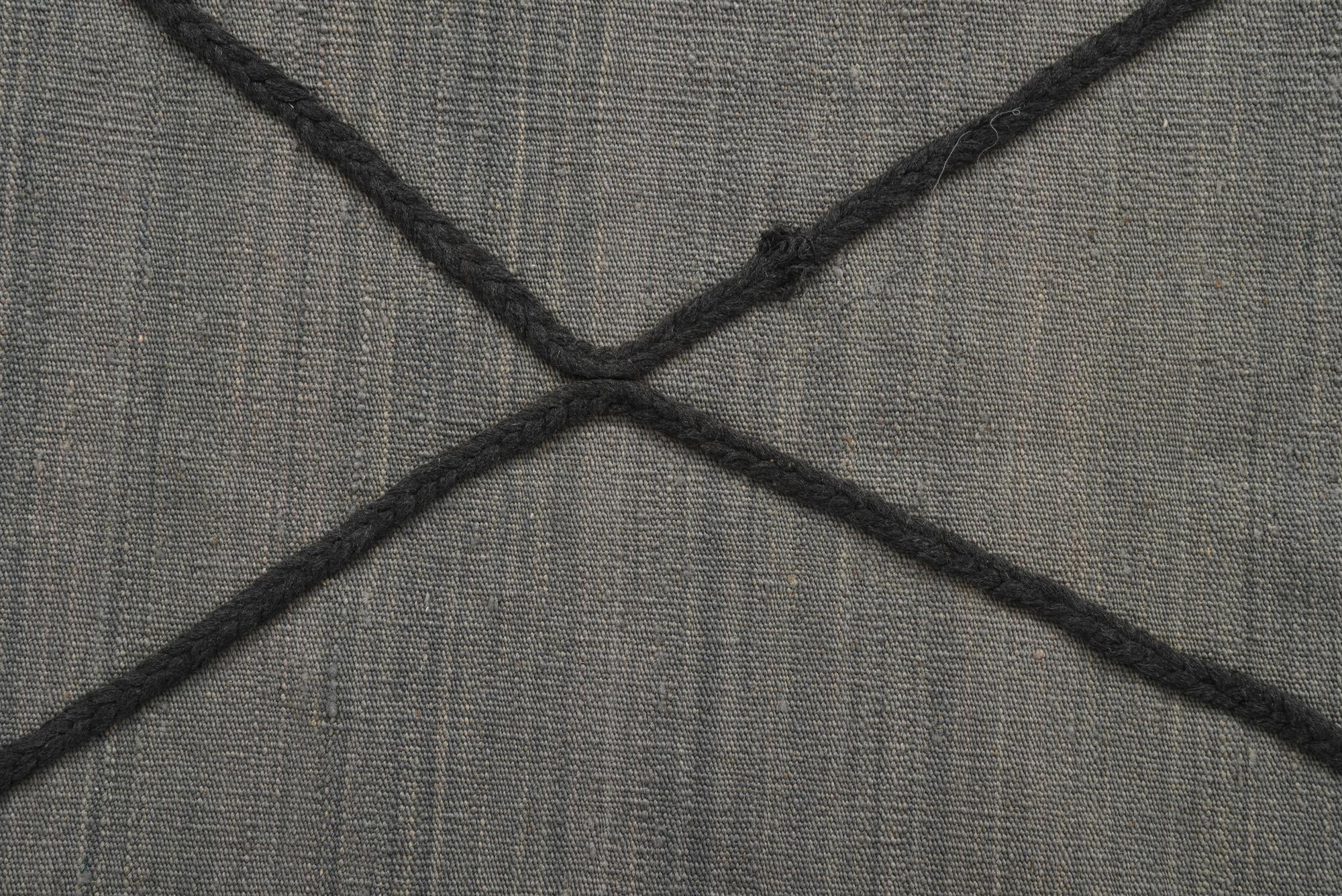 6' 9 x 9' 4 Hand Knotted Moroccan Wool Rug