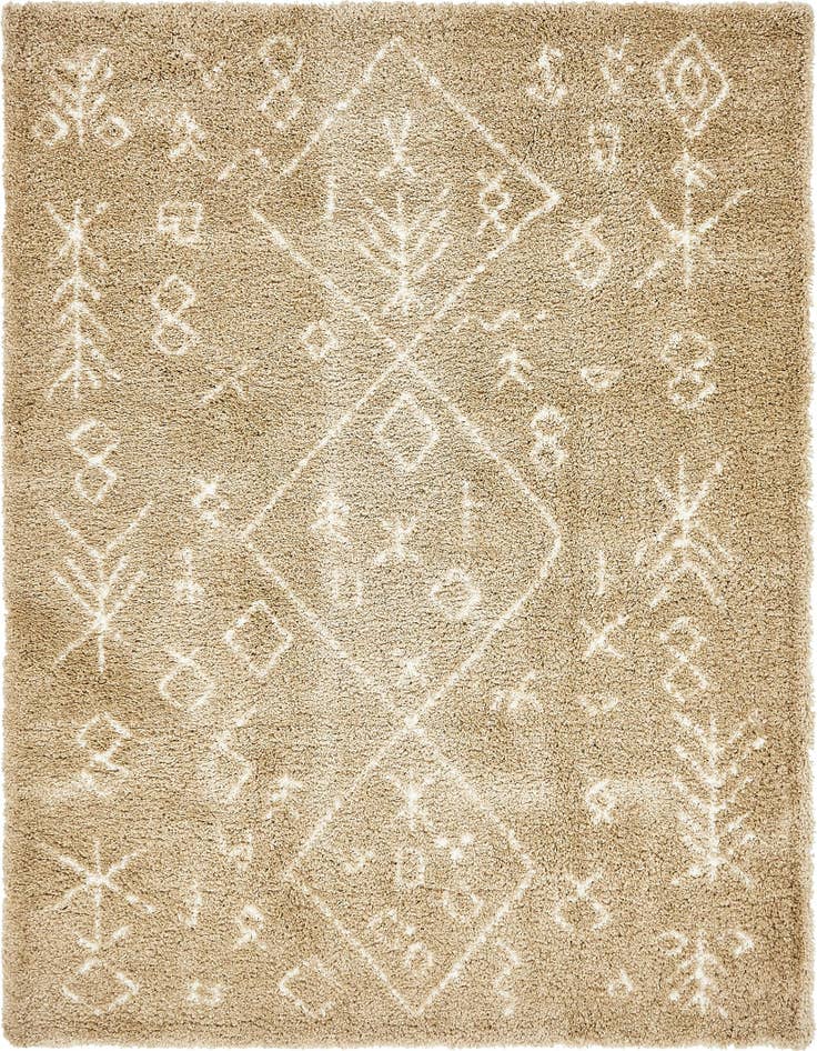 Detail image of 8' x 10' Moroccan Shag Rug