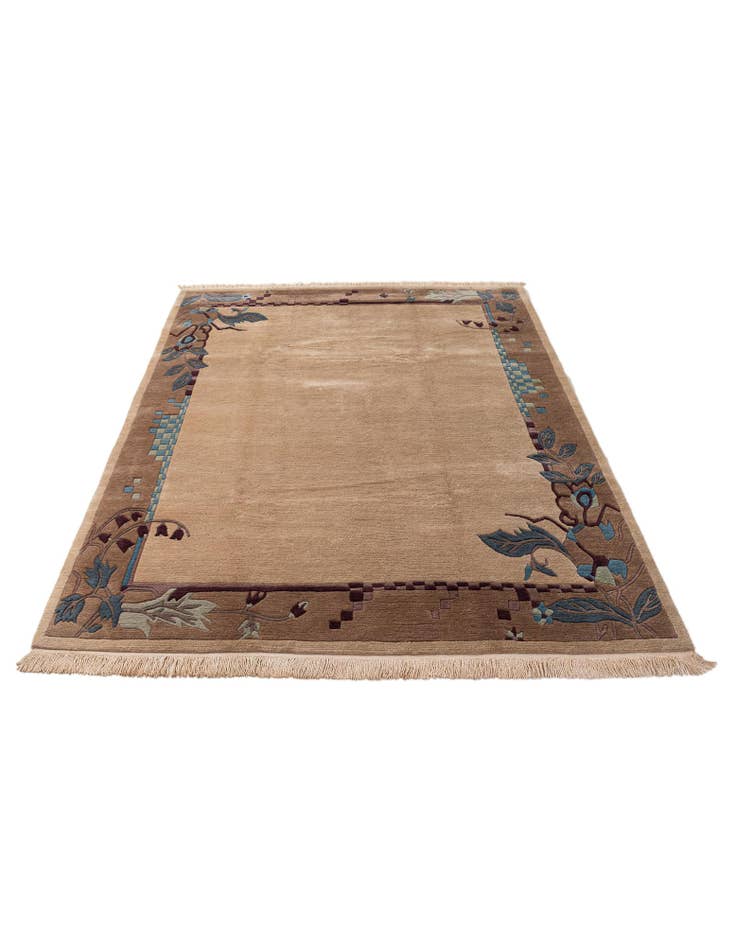 Detail image of 6' 7 x 9' 6  Hand Knotted Nepal Wool Rug