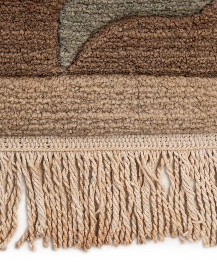 Detail image of 6' 7 x 9' 6  Hand Knotted Nepal Wool Rug