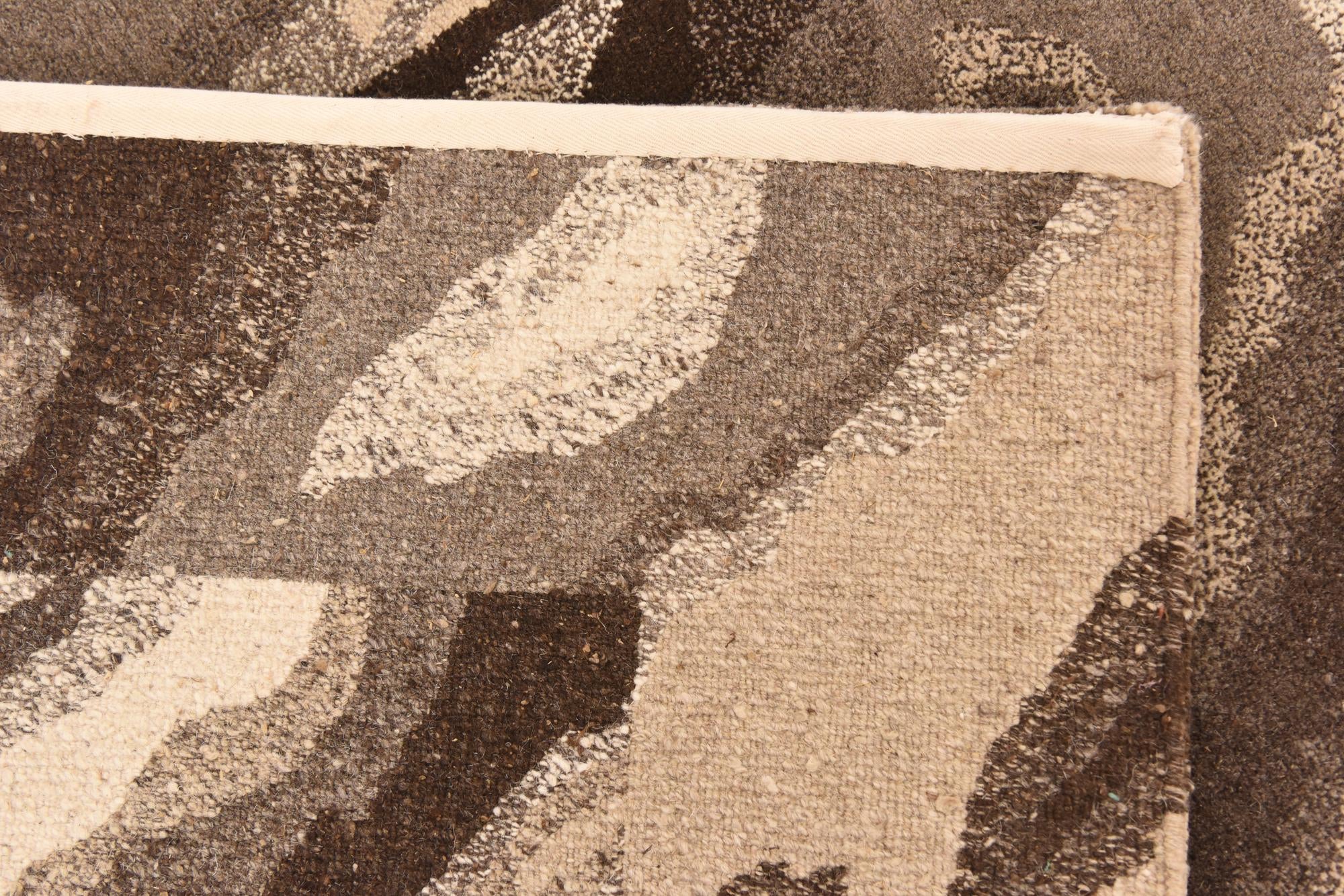 4' x 4' 10 Hand Knotted Nepal Wool Rug