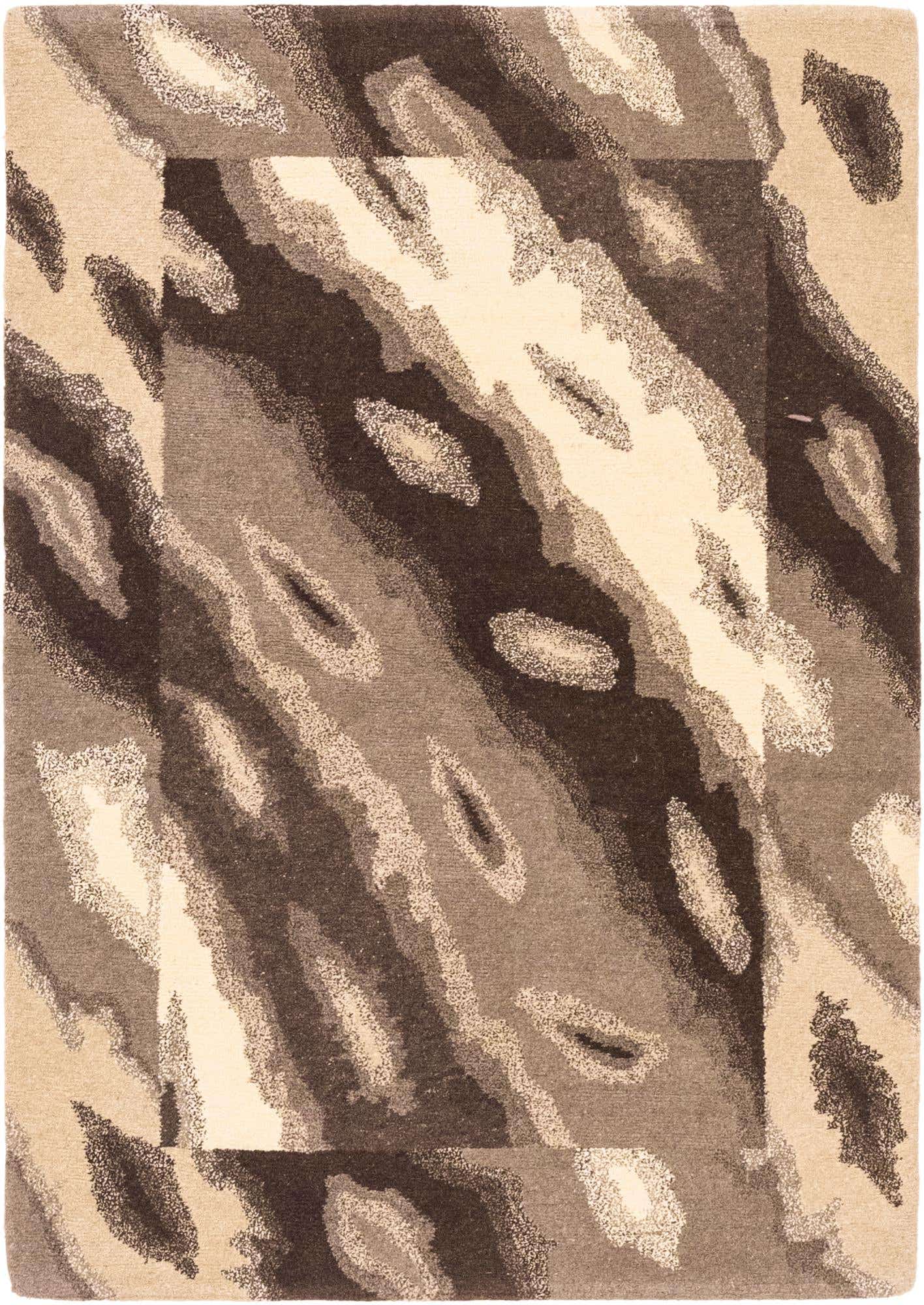 4' x 5' 9 Hand Knotted Nepal Wool Rug