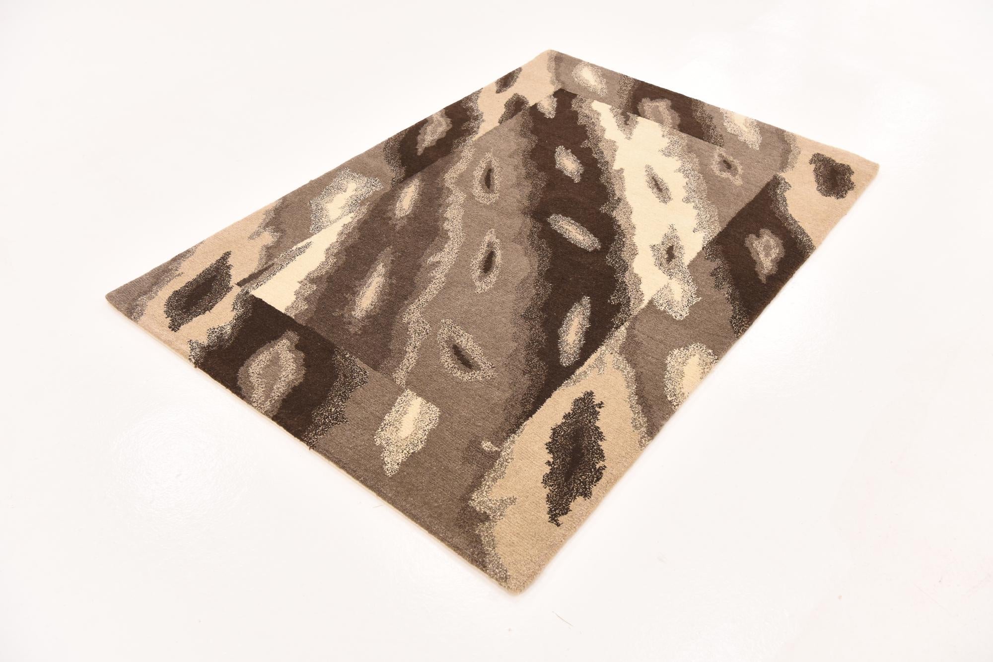 4' x 5' 11 Hand Knotted Nepal Wool Rug