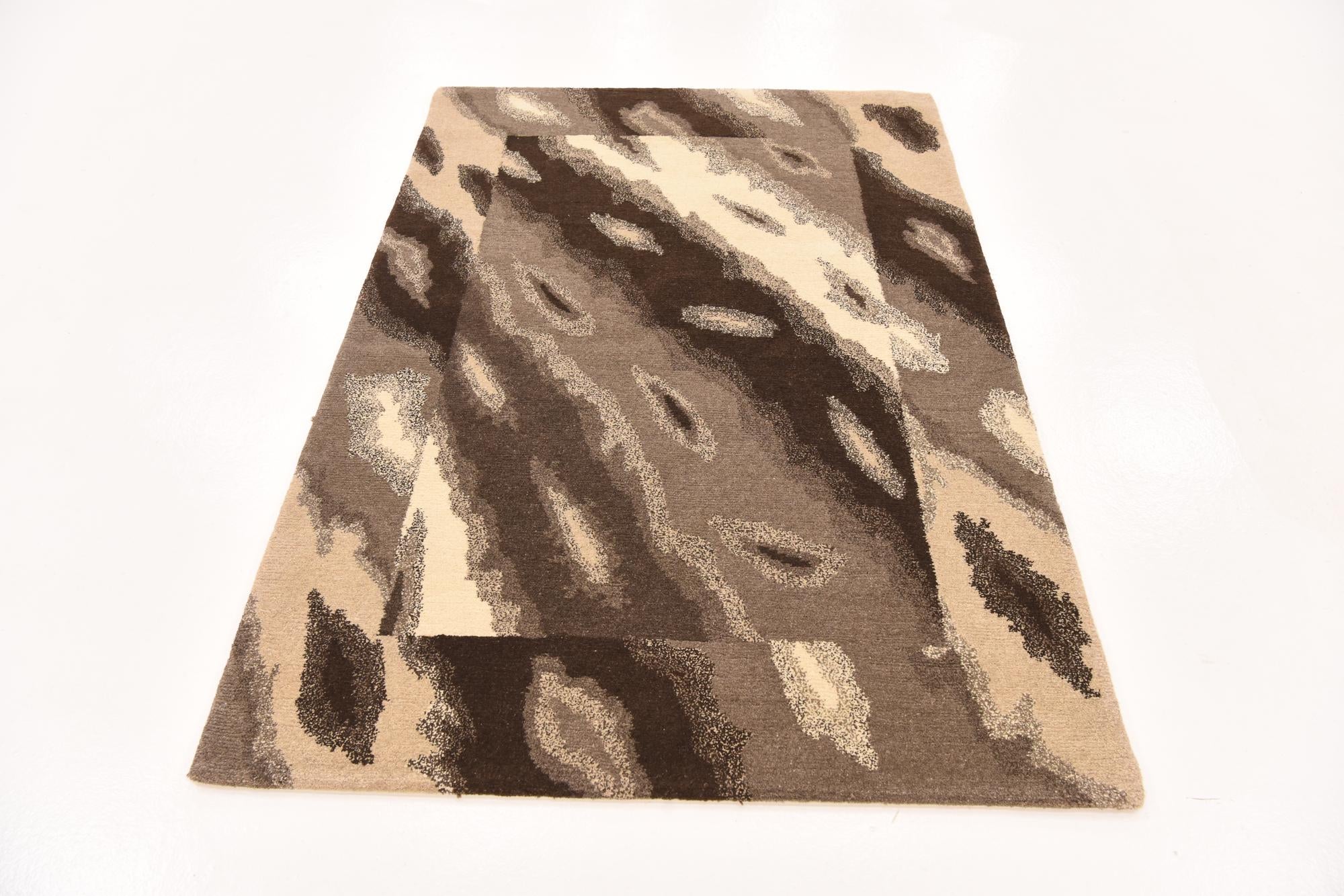 4' x 5' 11 Hand Knotted Nepal Wool Rug