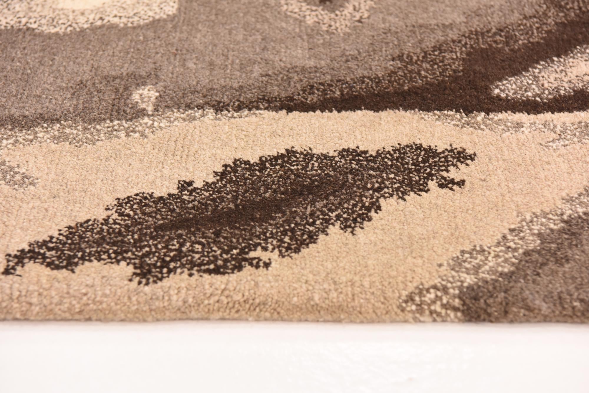 4' x 5' 11 Hand Knotted Nepal Wool Rug