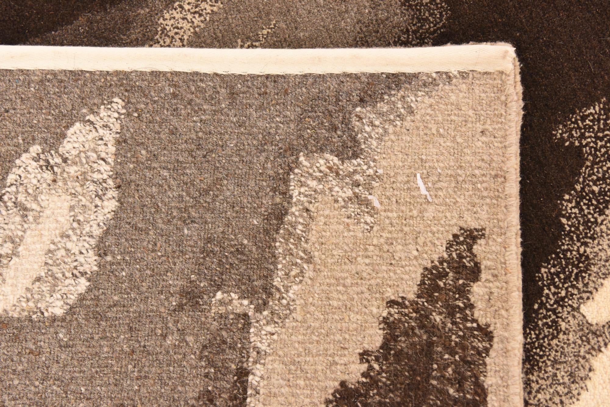 4' x 5' 11 Hand Knotted Nepal Wool Rug