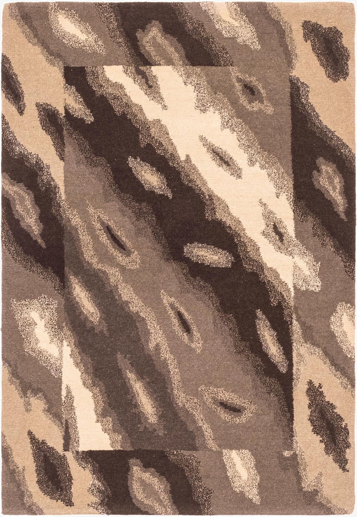 4' x 5' 11  Hand Knotted Nepal Wool Rug