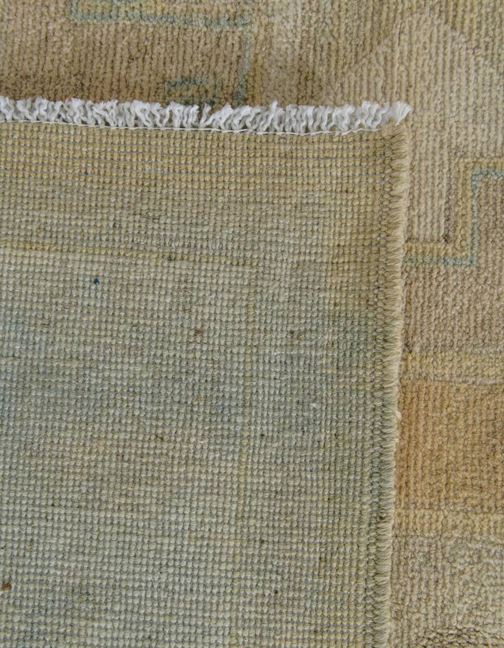 Detail image of 7' 11 x 9' 11 Hand Knotted Oushak Wool Rug